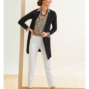 Talbots Cheetah Button Up